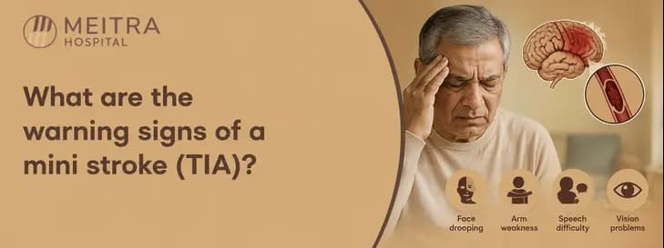 What are the warning signs of a mini stroke